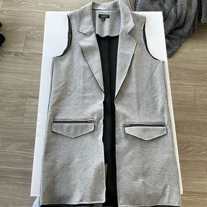Topshop Long vest